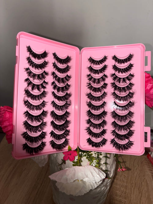 Coffret de faux cils - 20 paires